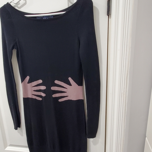 French Connection knit Hands up dress - Picture 5 of 6